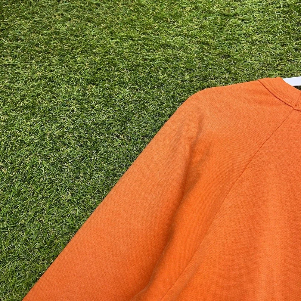 Vintage Cleveland Browns Sweatshirt Mens Large Logo 7 1987 80s NFL Orange